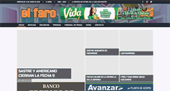 Desktop Screenshot of elfarodeportivo.com.ar
